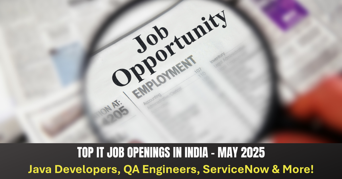 Top IT Job Openings in India