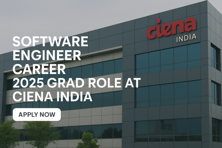 Software Engineer Career: 2025 Grad Role at Ciena India