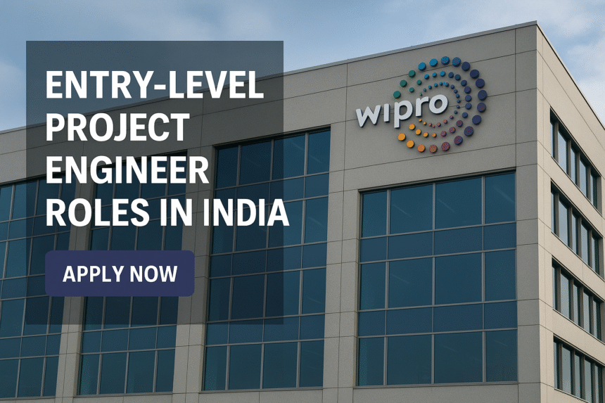 Wipro: Entry-Level Project Engineer Roles in India