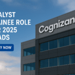Cognizant: Analyst Trainee Role for 2025 Grads