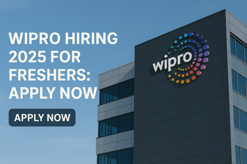 Wipro Hiring 2025 for Freshers: Apply Now