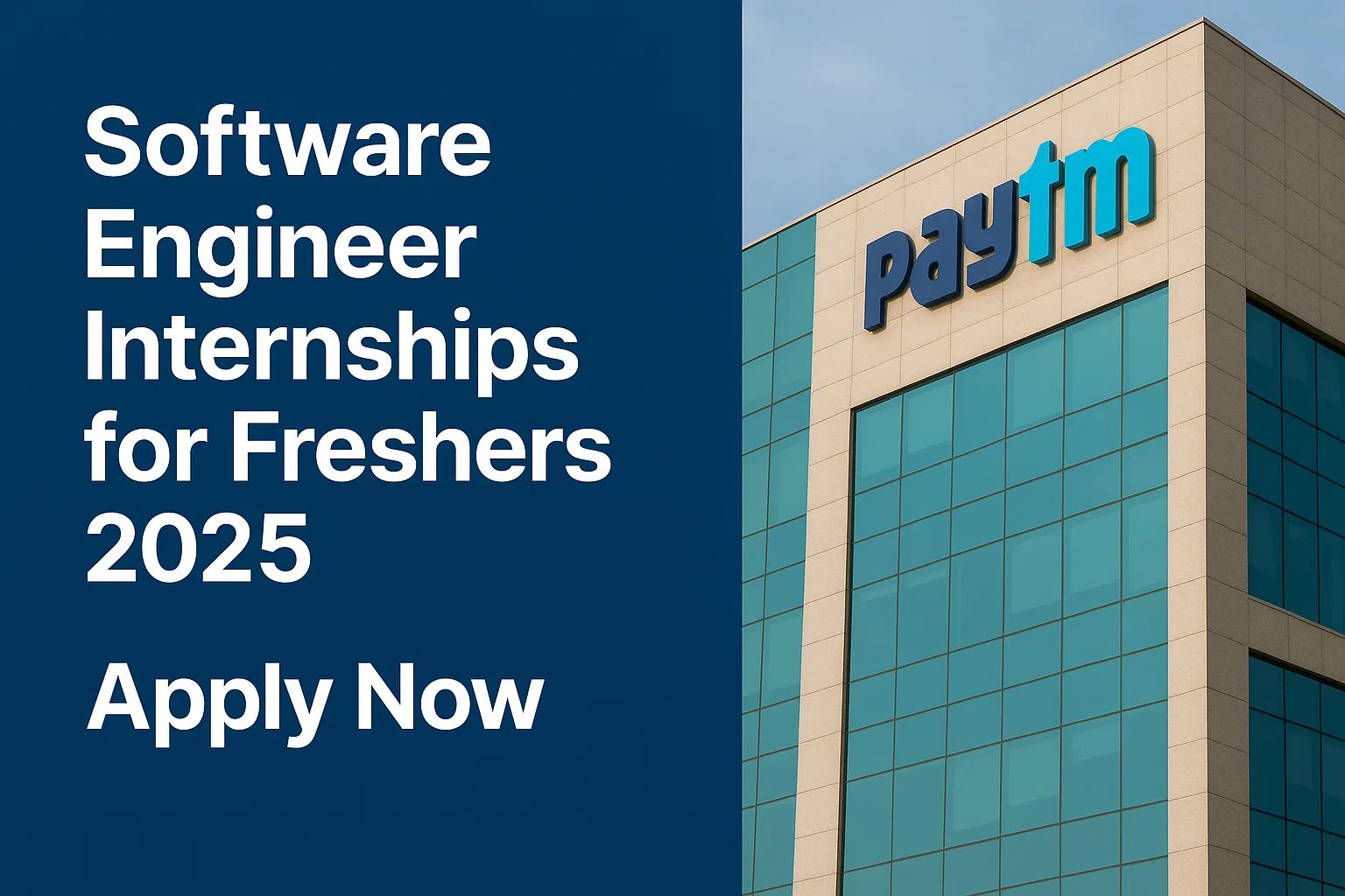 Paytm Software Engineer Internships for Freshers 2025