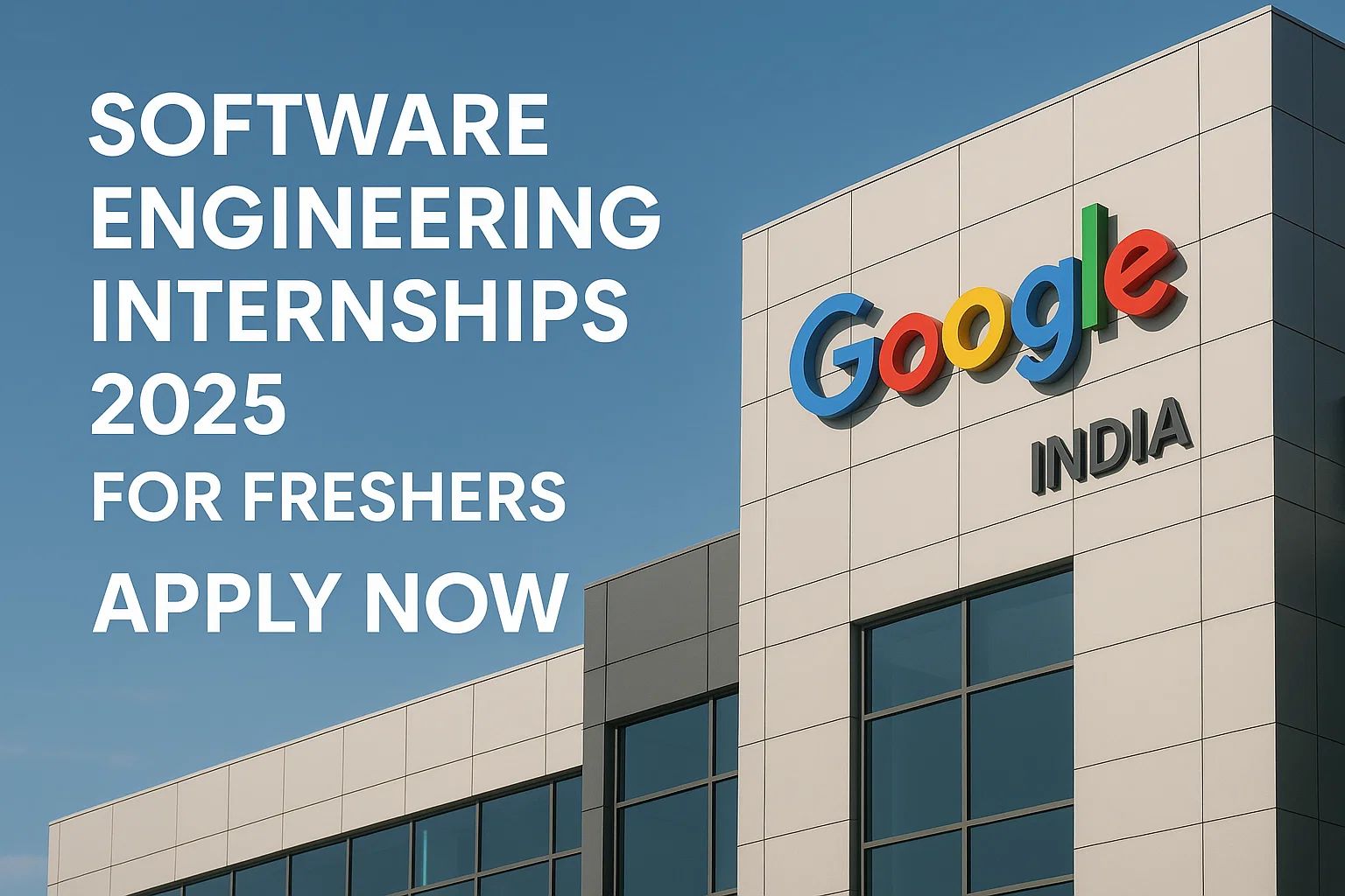Google India: Software Engineering Internships 2025 for Freshers, Apply Now Google India: Software Engineering Internships 2025 for Freshers, Apply Now